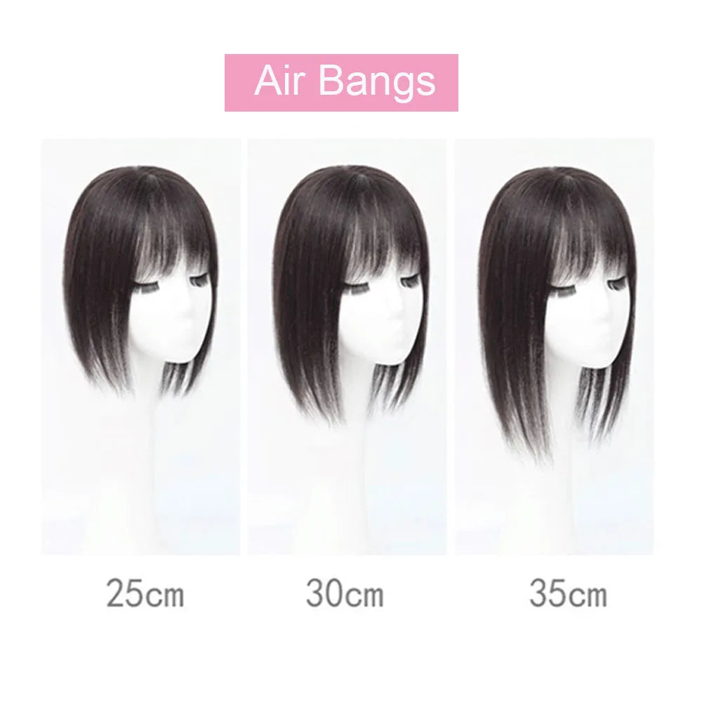 VenusEnt 3.5x5.5" Mono Base Hair Topper - Virgin Malaysian Human Hair Clip-In Hairpiece